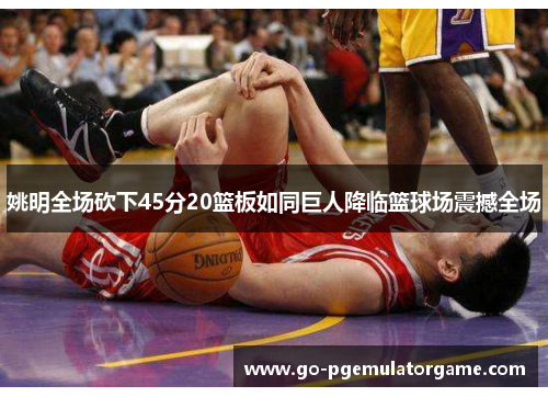 姚明全场砍下45分20篮板如同巨人降临篮球场震撼全场